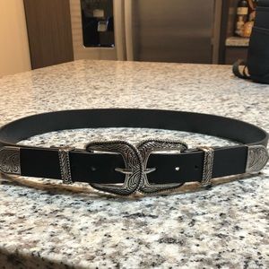 Black and Silver belt